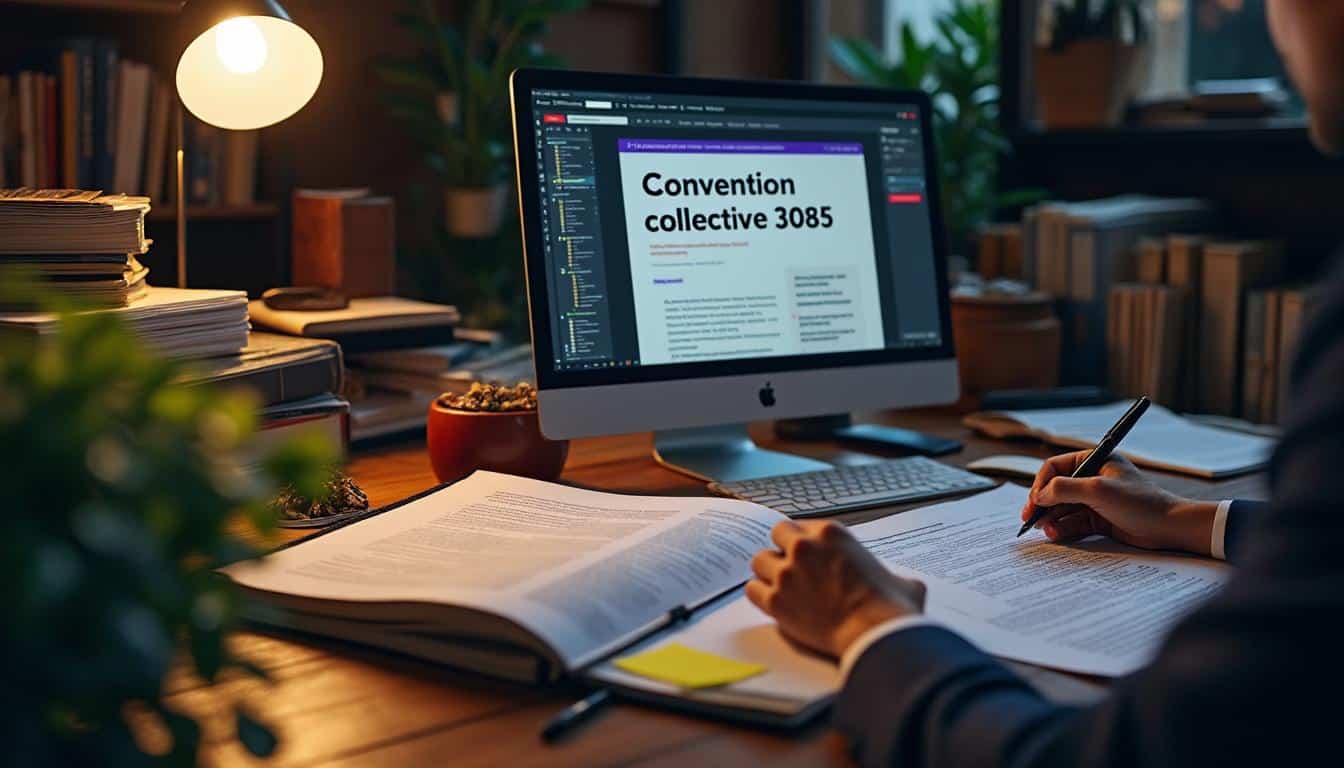 Illustration: Comprendre le cadre légal et l’essence de la convention collective 3085