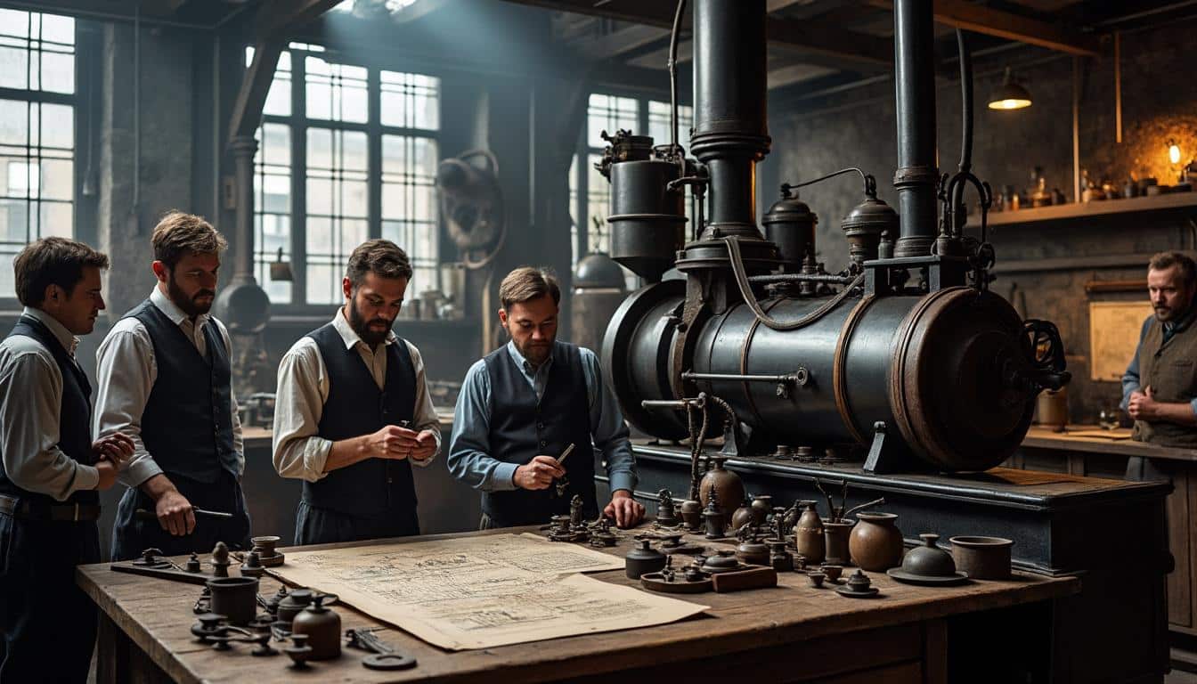 Illustration: Comment l’invention du chemin de fer est née des premières machines à vapeur