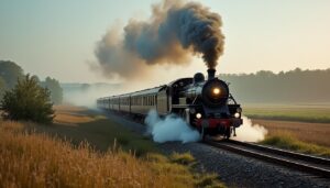 Histoire du chemin de fer : évolution, innovations et impacts clés