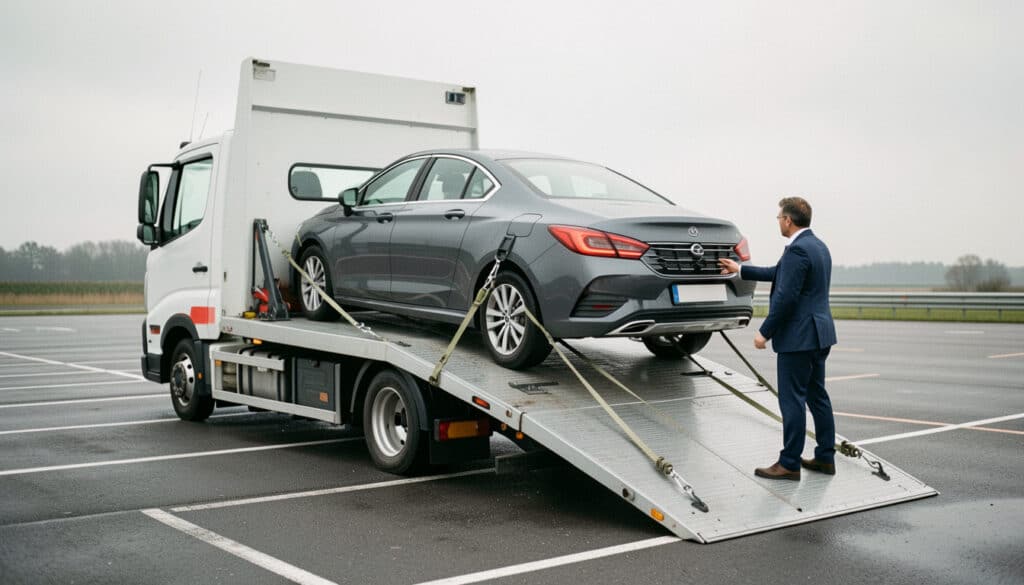 Camion plateau pour transporter une voiture : mode d’emploi